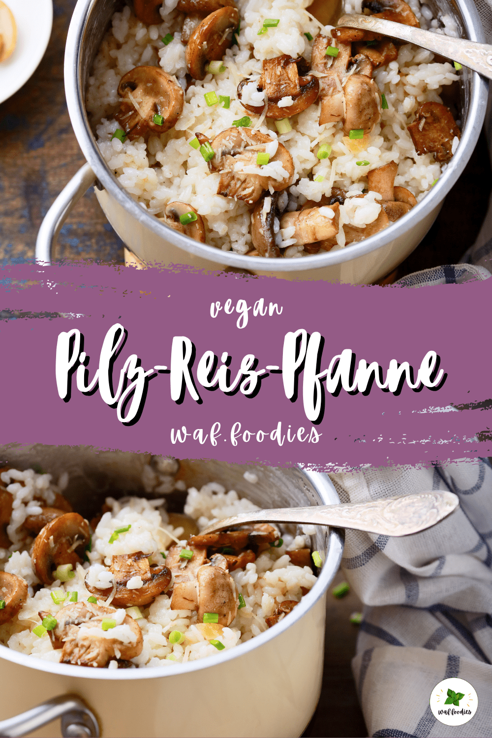 Reispfanne mit Champignons | waffoodies