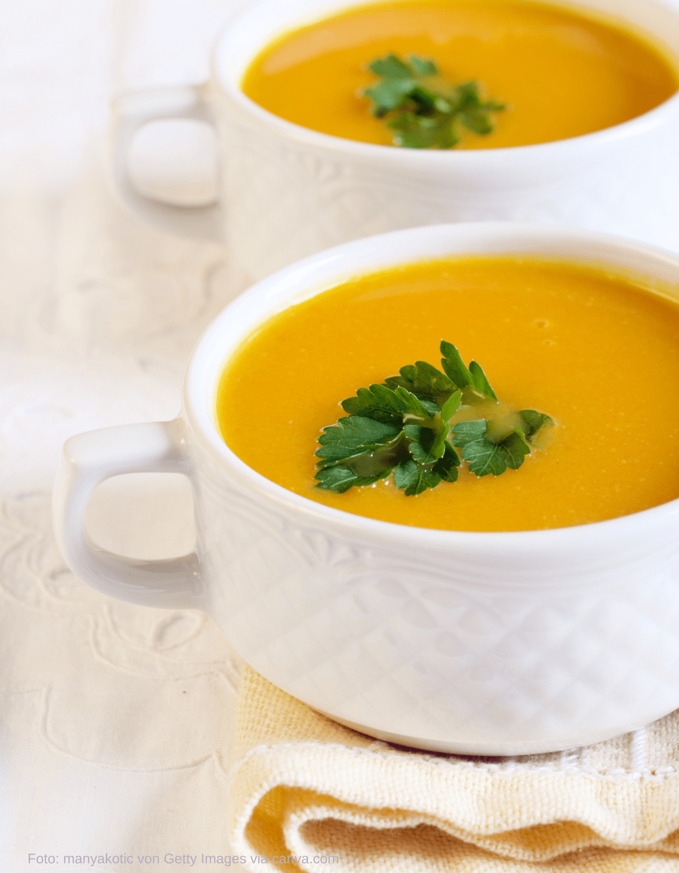 Veganes Rezept für Karottensuppe mit Ingwer | waffoodies