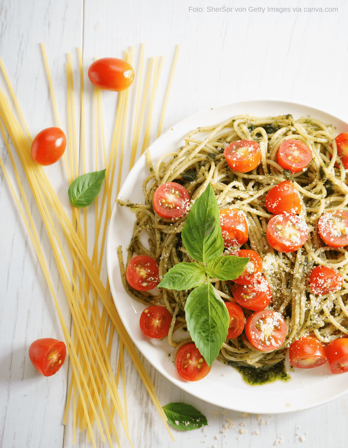 nudelsalat mit pesto verde und kirschtomaten | waffoodies