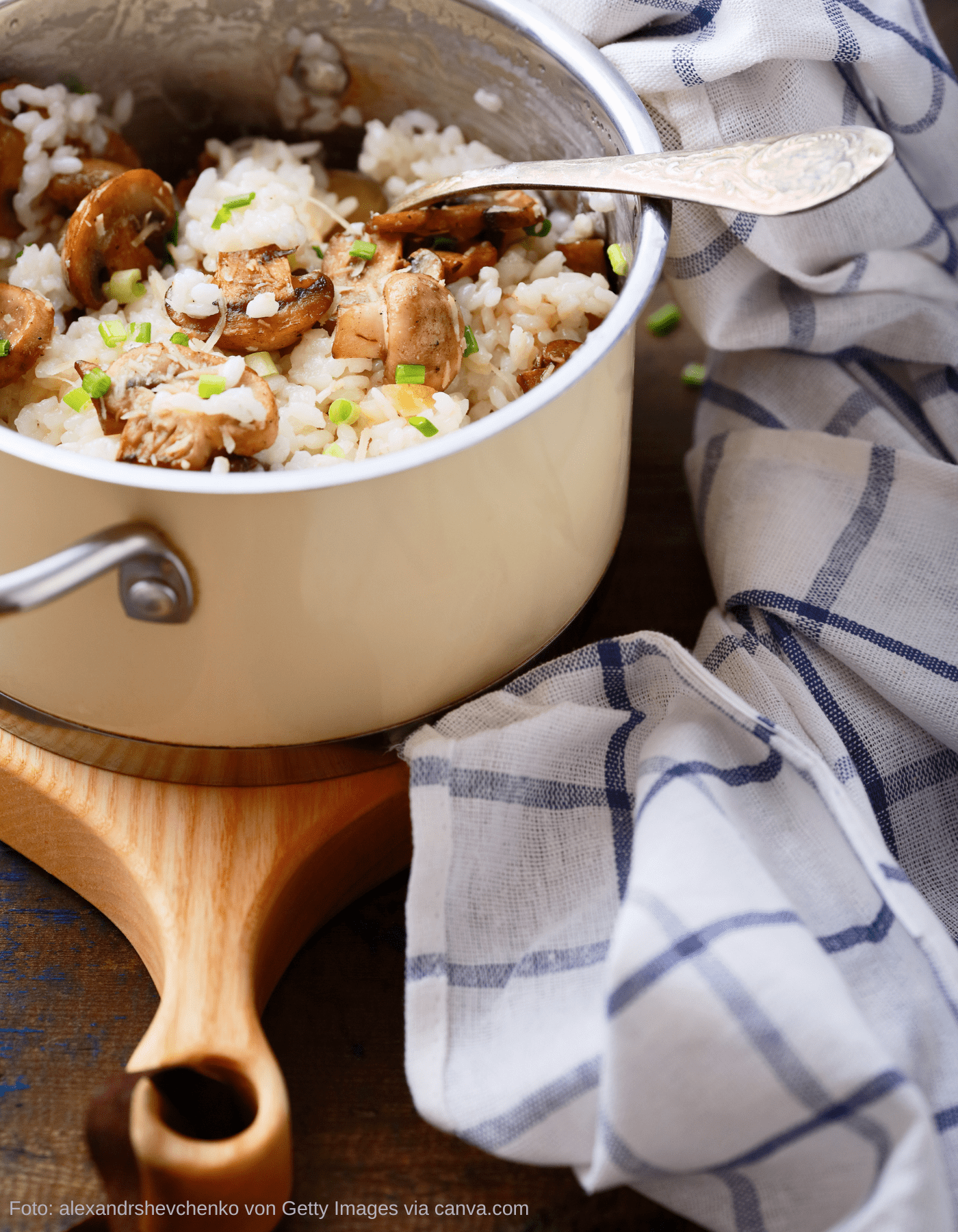 Reispfanne mit Champignons | waffoodies