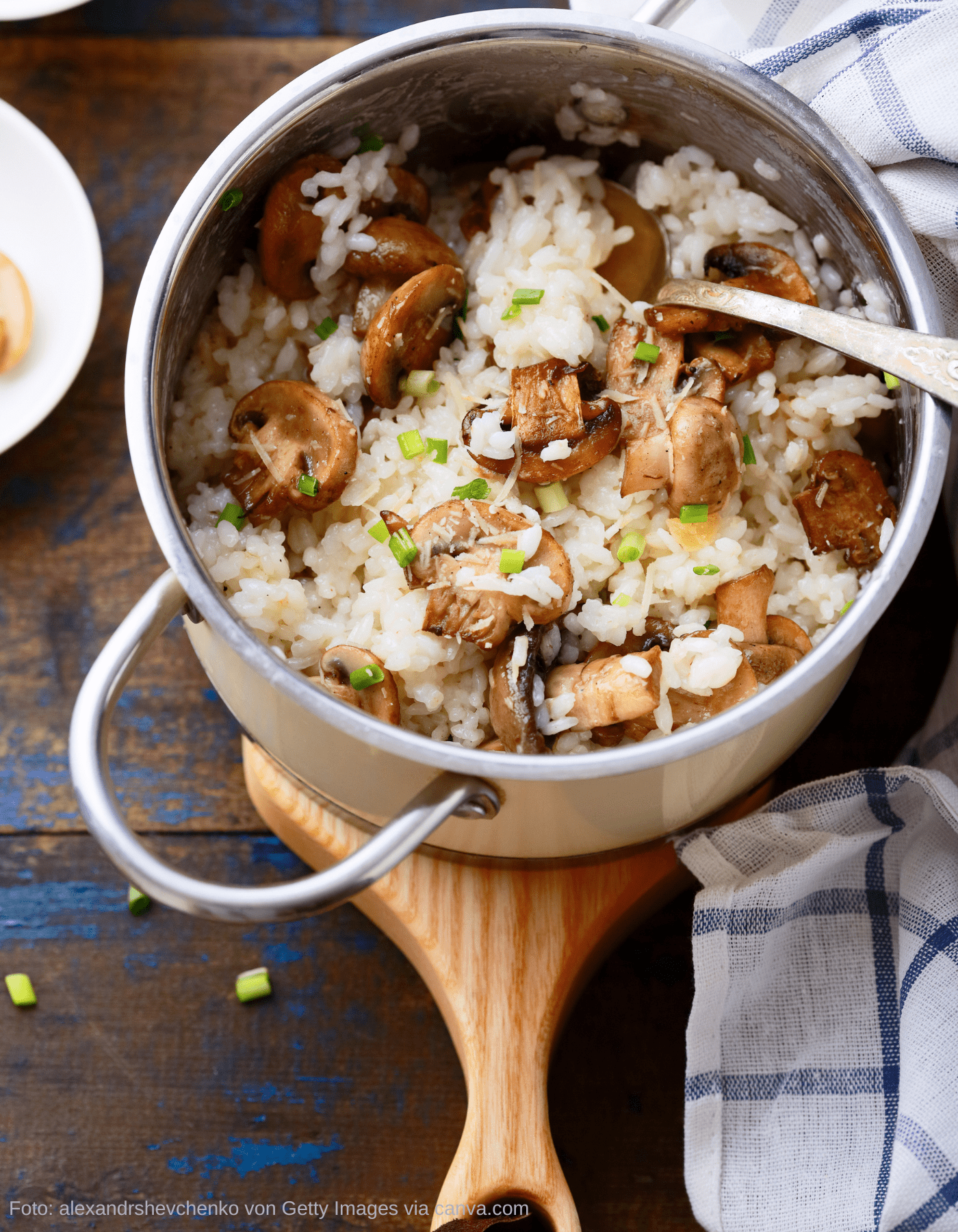 Reispfanne mit Champignons | waffoodies