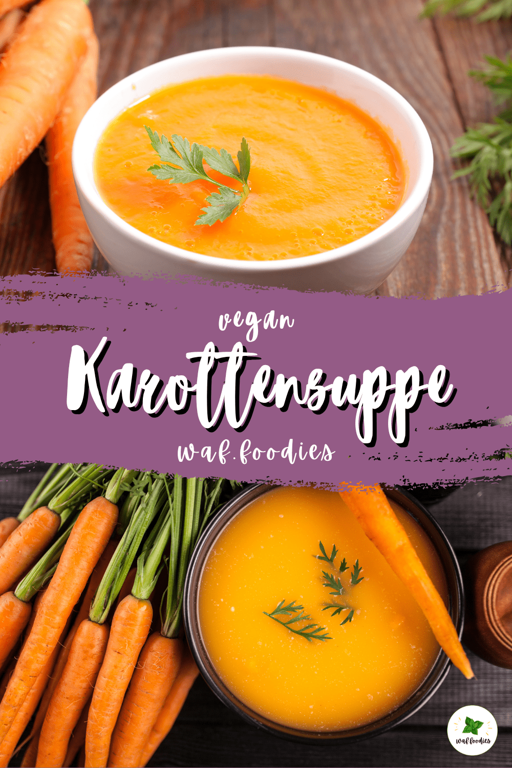 Rezept für vegane Karottensuppe