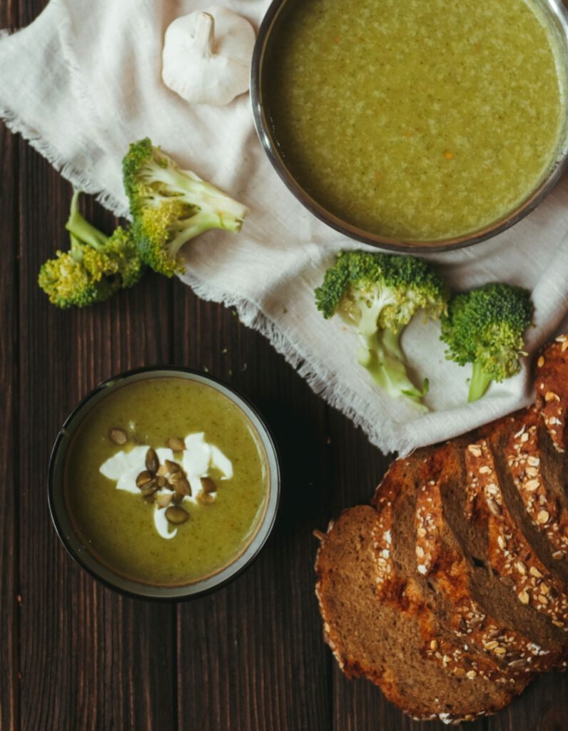 vegane brokkoli creme suppe