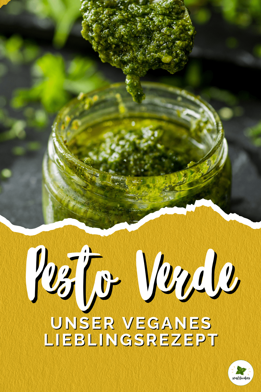 Einfaches Rezept für veganes Pesto Verde | waffoodies