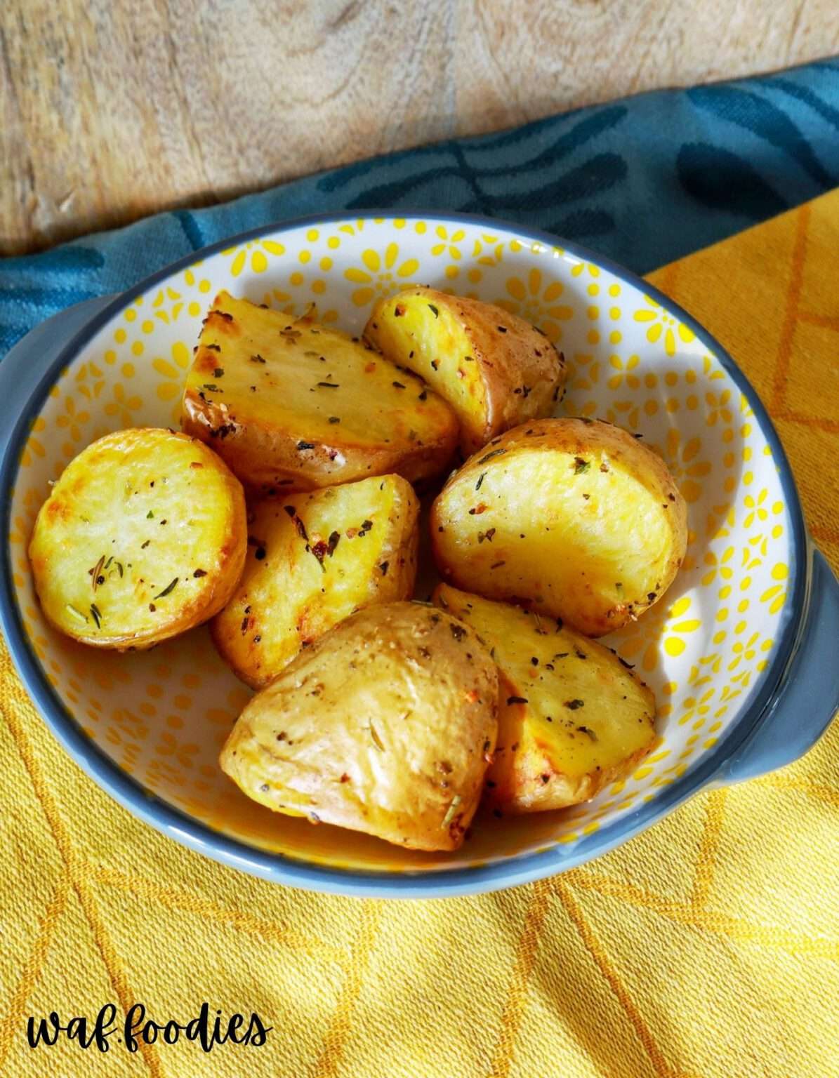 Kartoffel Rezept: Gebackene Kartoffeln aus dem Ofen mit Dip