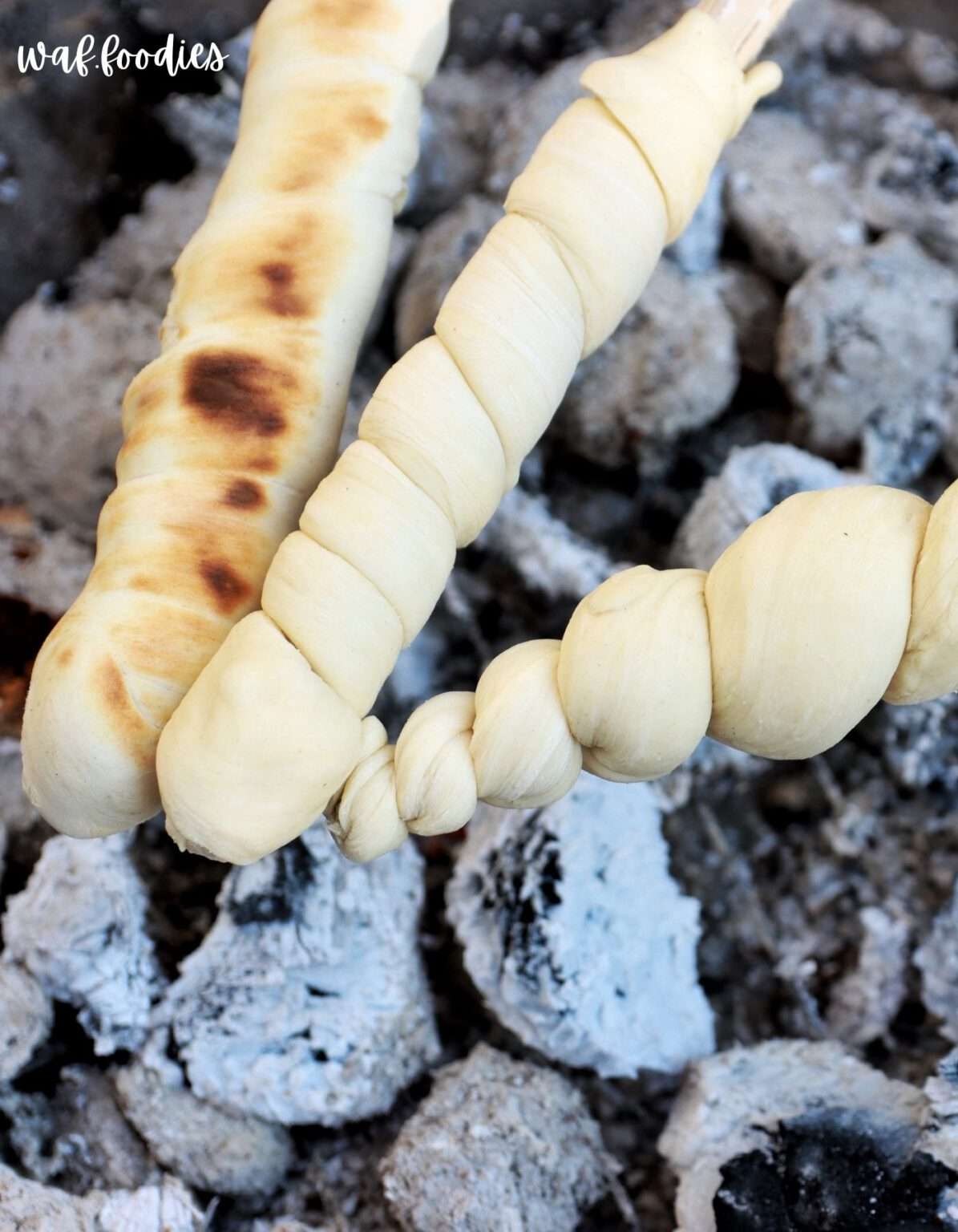 Einfaches Rezept: Veganes Stockbrot Ohne Hefe Fr Den Grill