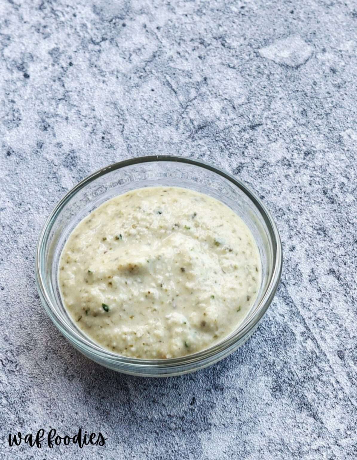Veganes Caesar Dressing Einfaches Rezept Wenige Zutaten