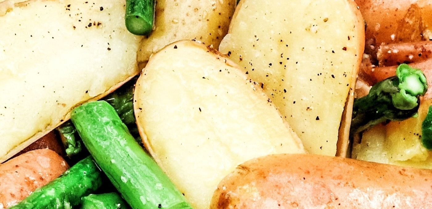 Veganer Kartoffel-Spargel-Salat