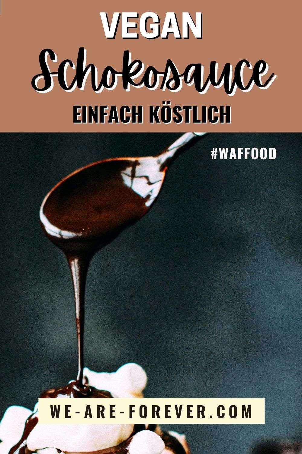 Vegane Schokoladensauce | Einfaches Rezept für Eis und Co.
