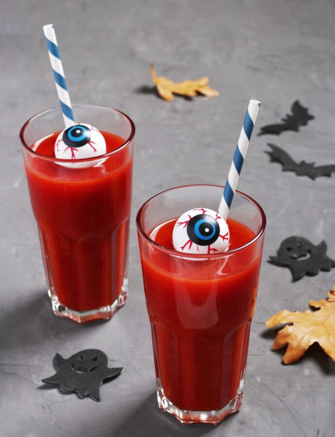 Virgin Bloody Mary Halloween Drink ohne Alkohol