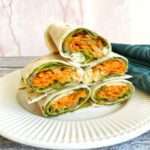 veganer wrap mit hummus rezept