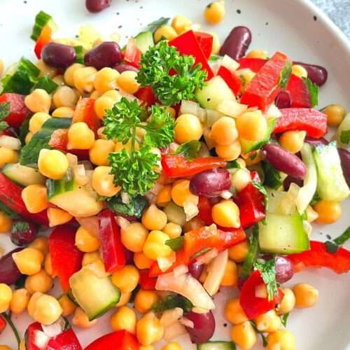 veganer-kichererbsensalat