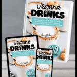 Eigenwerbung: Vegane Drinks: 100 vegane Rezepte für Cocktails, Smoothies, Tee, Shakes, Bowle, Aromawasser, Mocktails und mehr | waffoodies