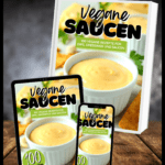 Grillteller mit veganen Saucen als perfekte Begleiter.