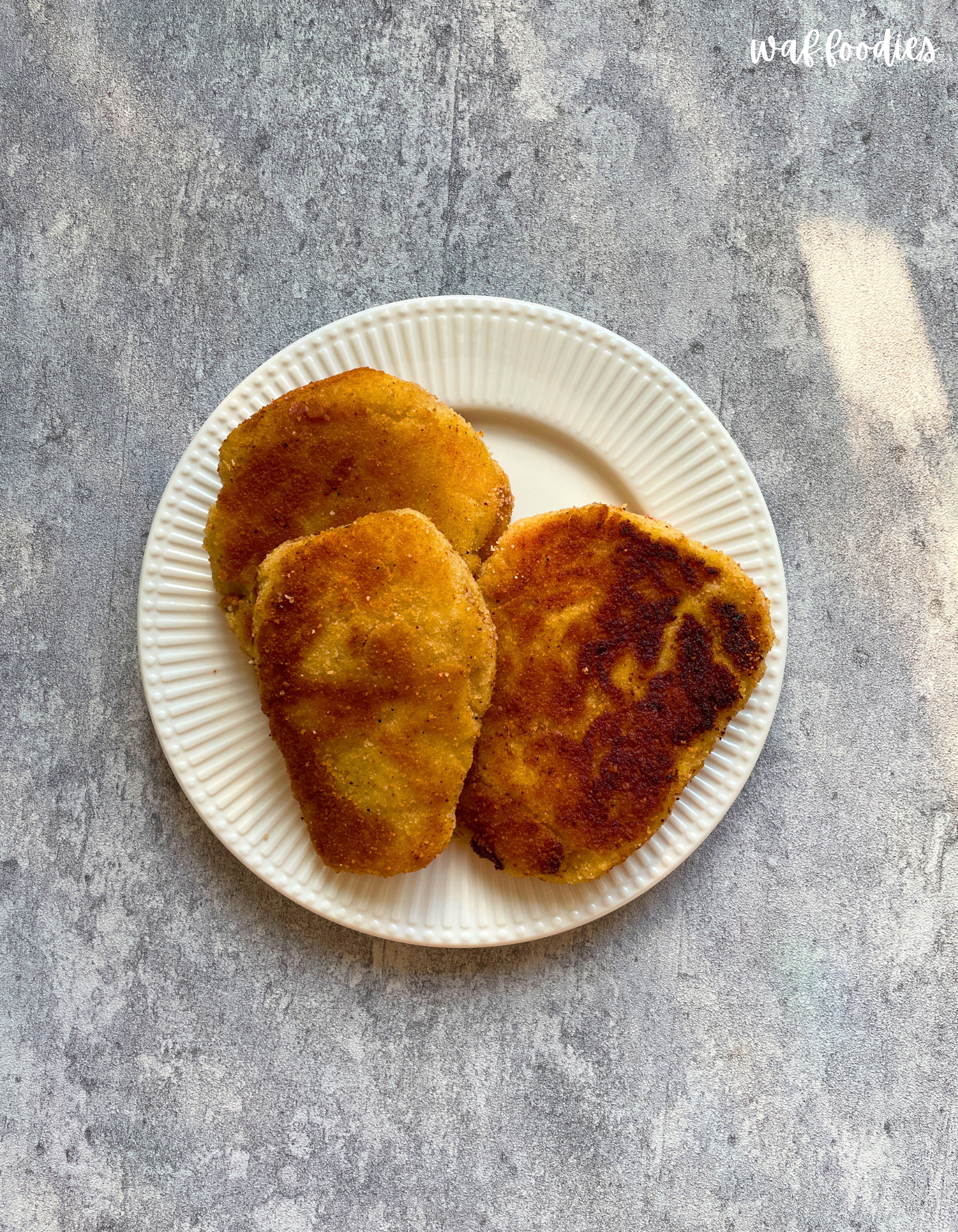 Vegane Kartoffel-Käse-Bratlinge | waffoodies