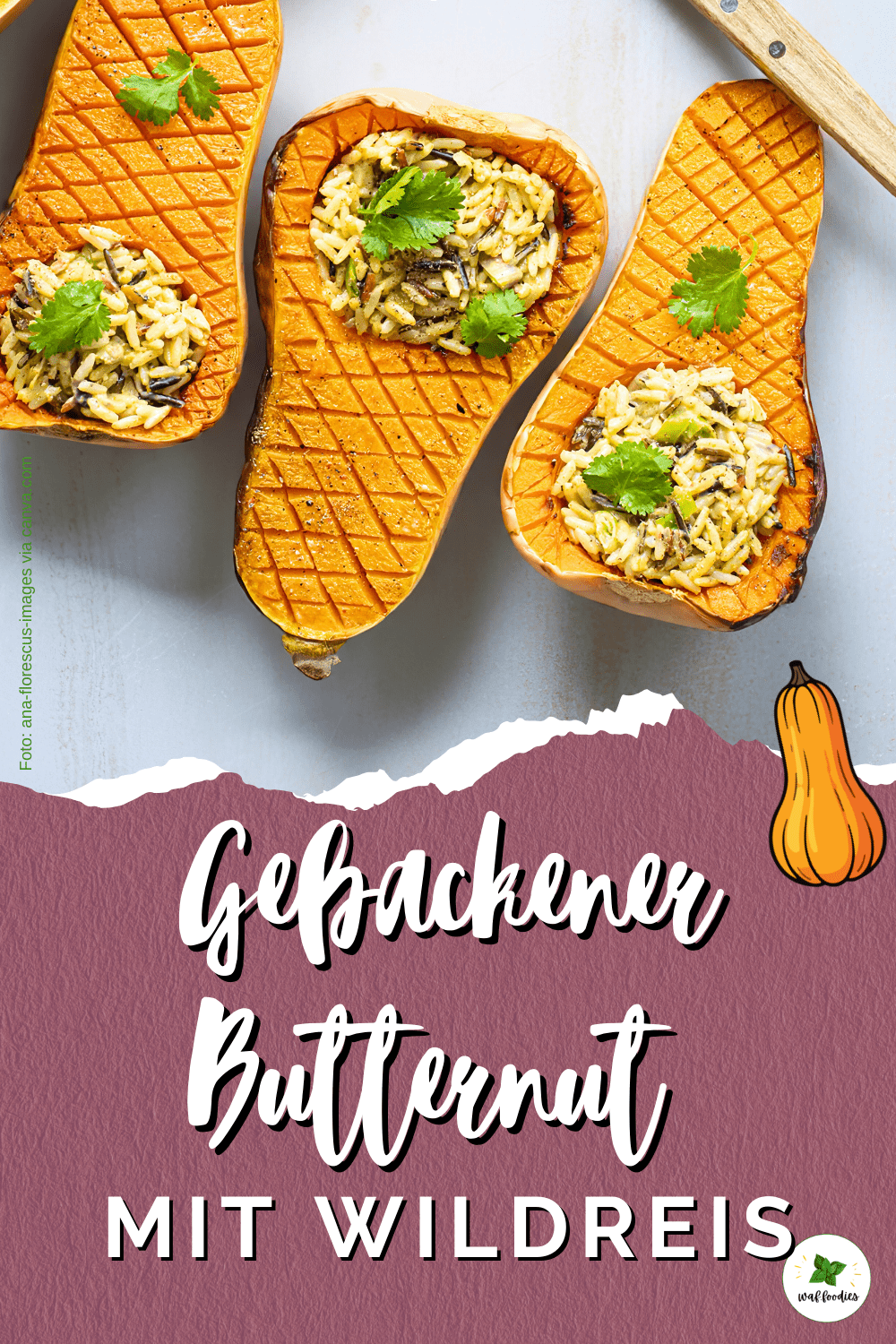 Herbstliches Ofengericht: Gebackener Butternut