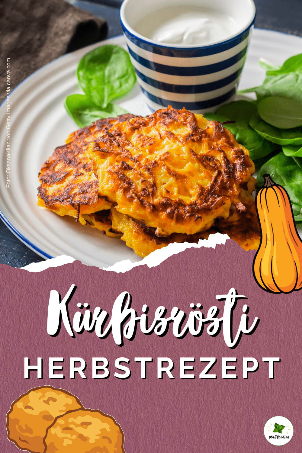 Vegane Kürbisrösti – knusprig & einfach selbst gemacht“
