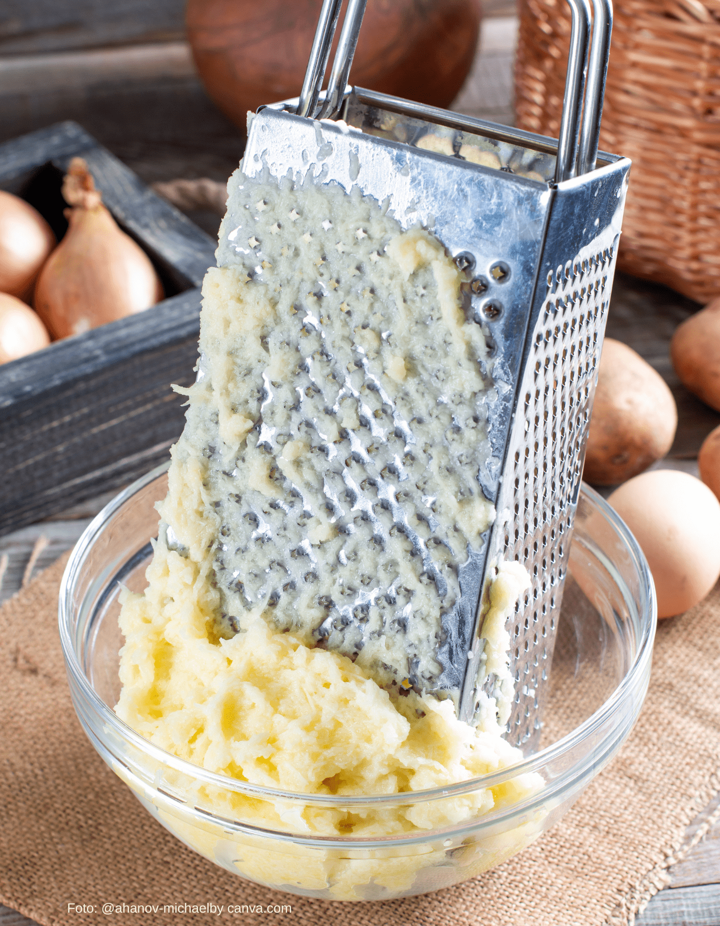 Gemüsehobel für gleichmäßige Kartoffelscheiben für Gratins und Ofenchips